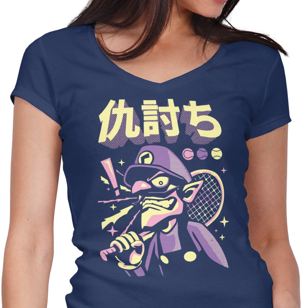 Racket Vengeance Women's V-Neck - Adult & Kids T-Shirts, Sweatshirts & Hoodies apparel design preview 1