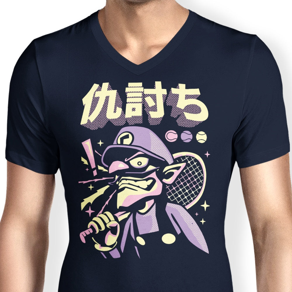 Racket Vengeance Men's V-Neck - Adult & Kids T-Shirts, Sweatshirts & Hoodies apparel design preview 2