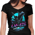 Rad Alien Women's V-Neck - Adult & Kids T-Shirts, Sweatshirts & Hoodies apparel design preview 1