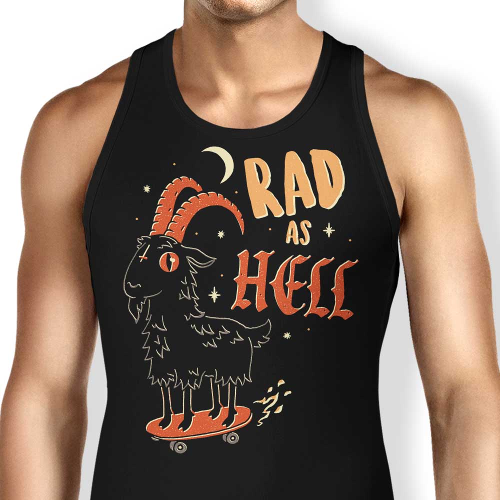 Rad as Hell Tank Top - Adult & Kids T-Shirts, Sweatshirts & Hoodies apparel design preview 1
