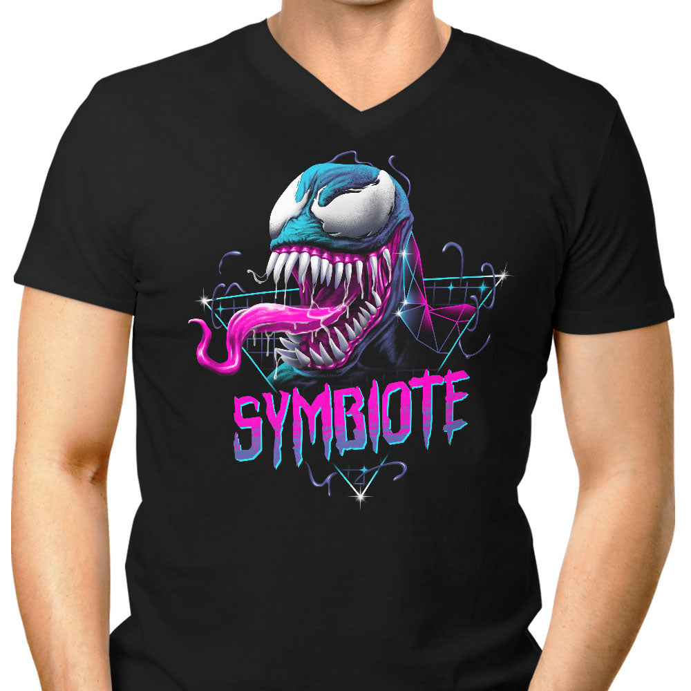 Rad Symbiote Men's V-Neck - Adult & Kids T-Shirts, Sweatshirts & Hoodies apparel design preview 1
