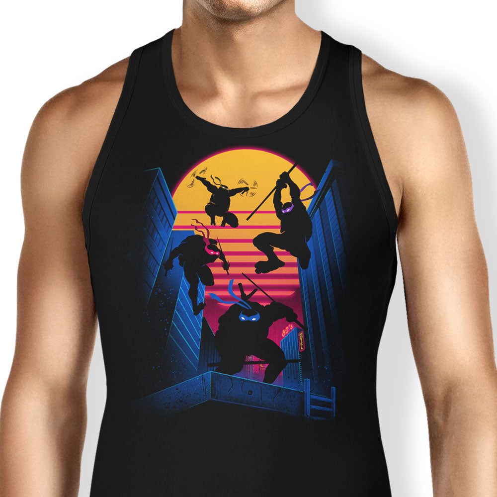 Rad Turtles Tank Top - Adult & Kids T-Shirts, Sweatshirts & Hoodies apparel design preview 1