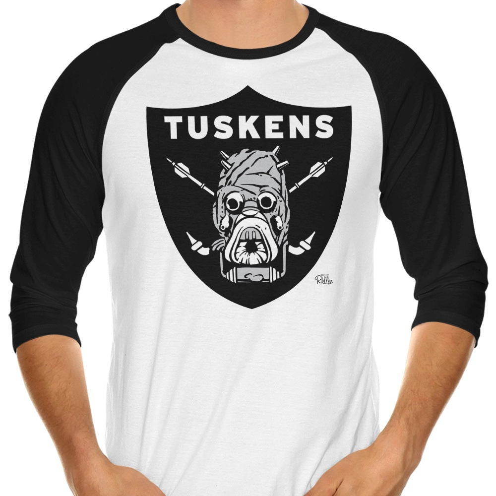 Raiders 3/4 Sleeve Raglan - Adult & Kids T-Shirts, Sweatshirts & Hoodies apparel design preview 1