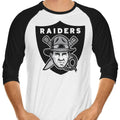 Raiders of the Lost Fan 3/4 Sleeve Raglan - Adult & Kids T-Shirts, Sweatshirts & Hoodies apparel design preview 1