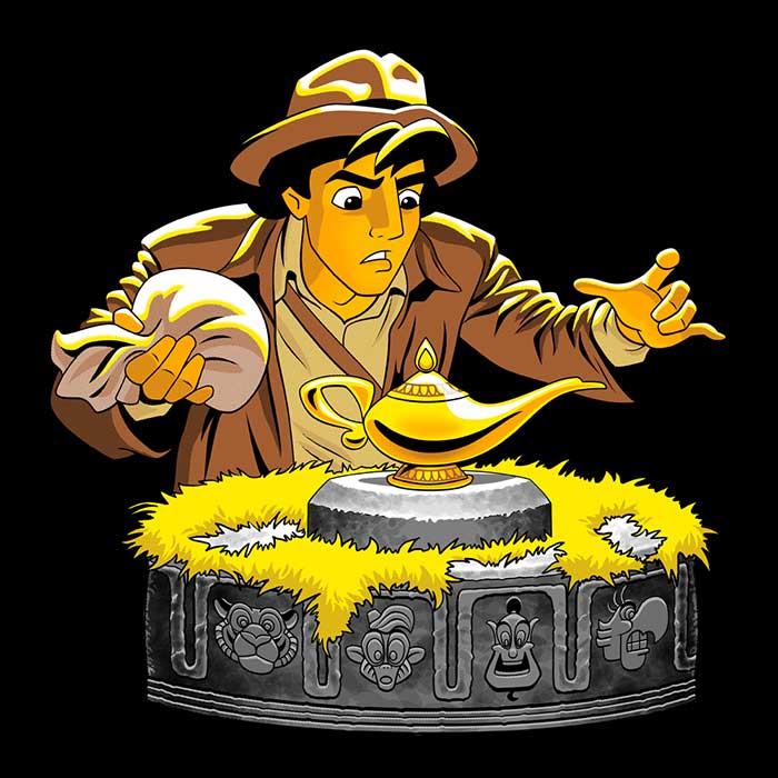 Raiders of the Lost Lamp Tank Top - Adult & Kids T-Shirts, Sweatshirts & Hoodies apparel design preview 2