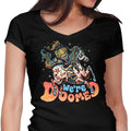 Rainbow Doom Women's V-Neck - Adult & Kids T-Shirts, Sweatshirts & Hoodies apparel design preview 1