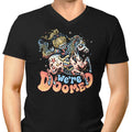 Rainbow Doom Men's V-Neck - Adult & Kids T-Shirts, Sweatshirts & Hoodies apparel design preview 1