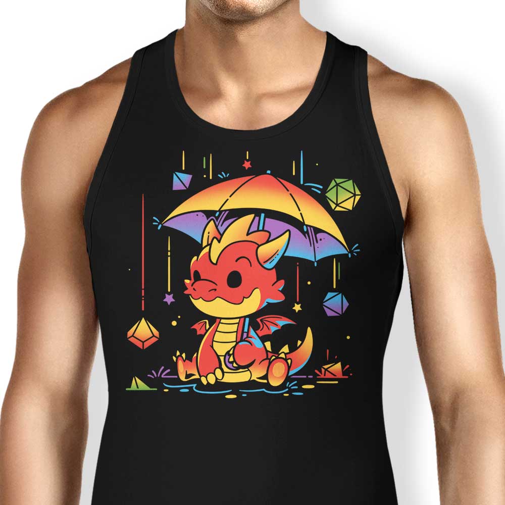 Rainy Dice Day Tank Top - Adult & Kids T-Shirts, Sweatshirts & Hoodies apparel design preview 1