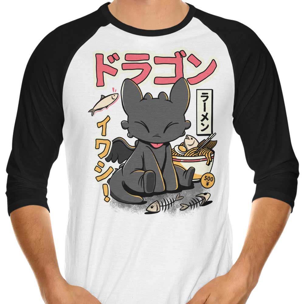 Ramen Night 3/4 Sleeve Raglan - Adult & Kids T-Shirts, Sweatshirts & Hoodies apparel design preview 1