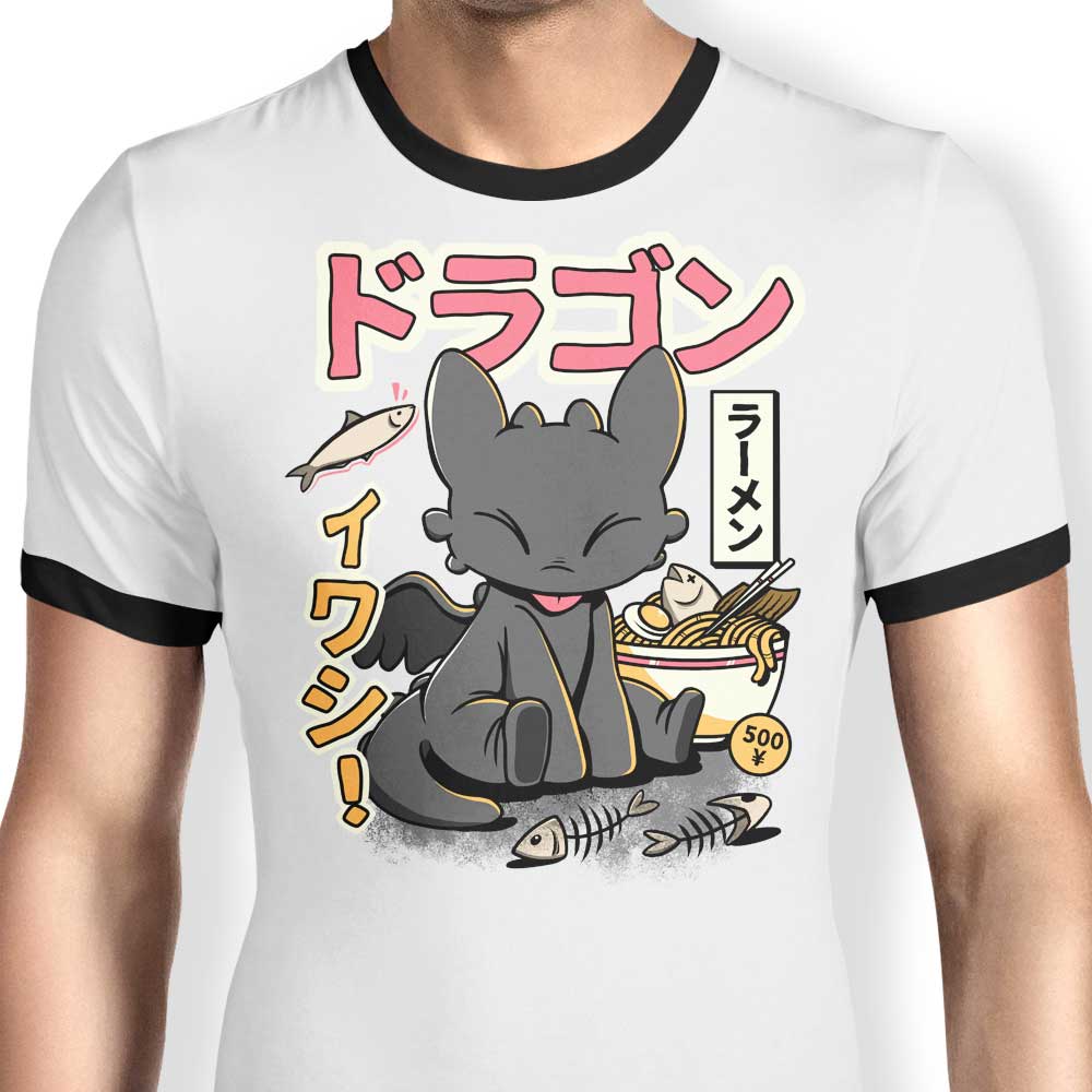 Ramen Night Ringer - Adult & Kids T-Shirts, Sweatshirts & Hoodies apparel design preview 1