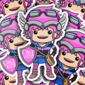 Radiant Teeana Sticker February 2025 - Adult & Kids T-Shirts, Sweatshirts & Hoodies apparel design preview 1