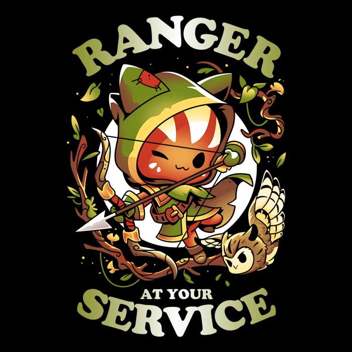 Ranger at Your Service Coasters - Adult & Kids T-Shirts, Sweatshirts & Hoodies apparel design preview 1