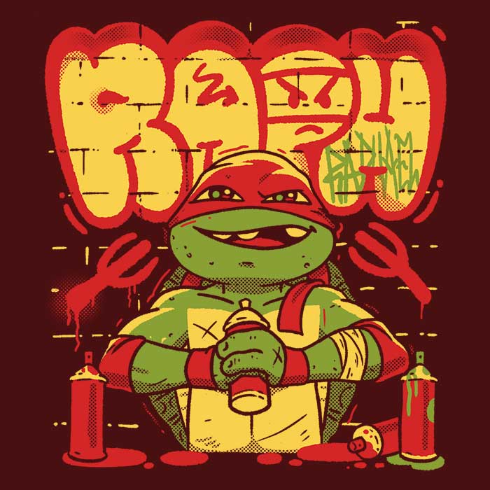 Raph Mayhem Men's Apparel - Adult & Kids T-Shirts, Sweatshirts & Hoodies apparel design preview 2