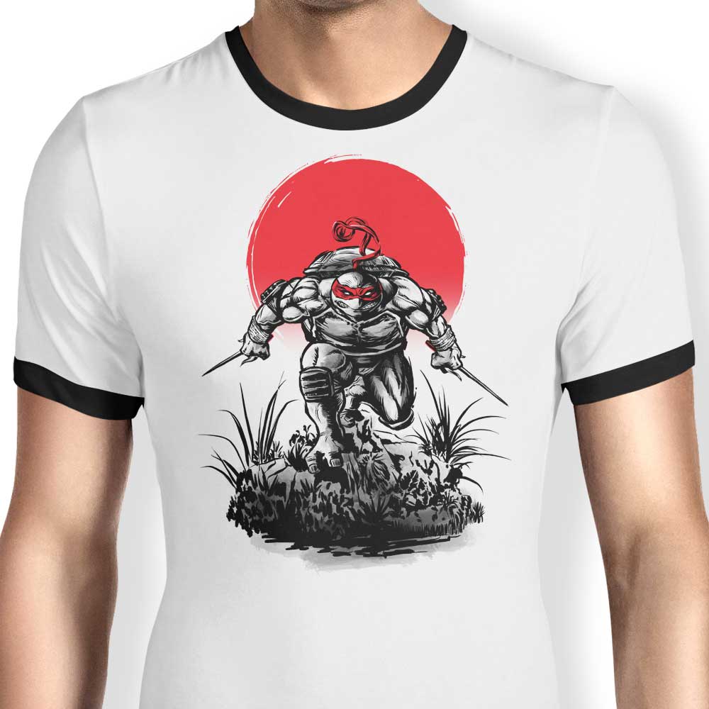 Raph Under the Sun Ringer - Adult & Kids T-Shirts, Sweatshirts & Hoodies apparel design preview 1