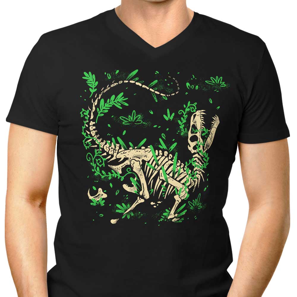 Raptor Fossils Men's V-Neck - Adult & Kids T-Shirts, Sweatshirts & Hoodies apparel design preview 1