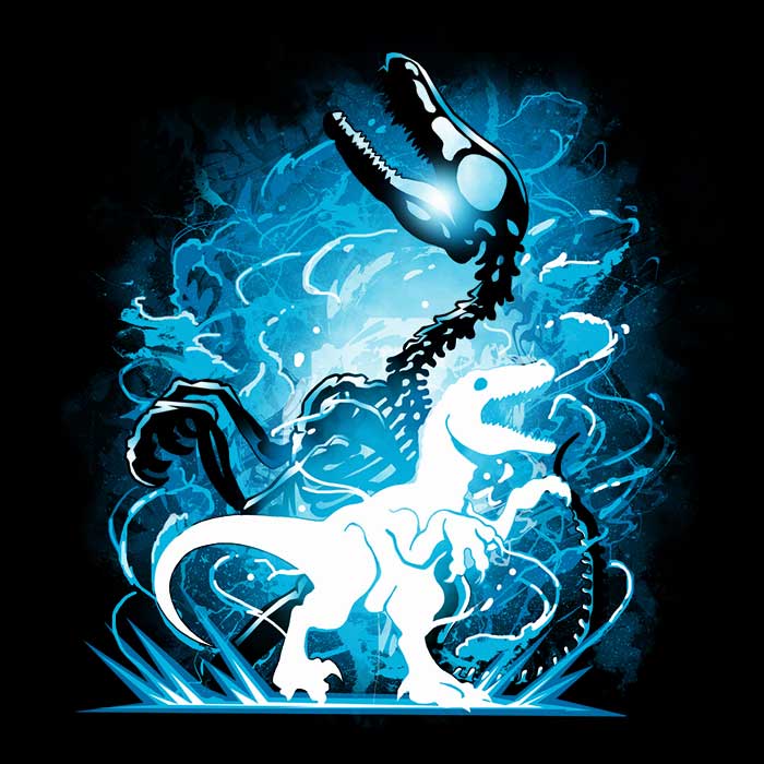 Raptor Silhouette Coasters - Adult & Kids T-Shirts, Sweatshirts & Hoodies apparel design preview 1