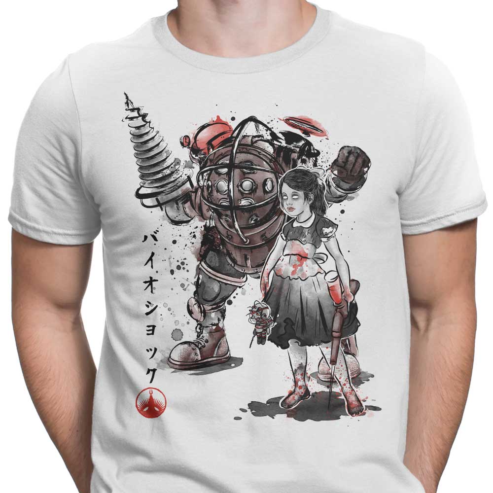 Rapture Sumi-e Men's Apparel - Adult & Kids T-Shirts, Sweatshirts & Hoodies apparel design preview 2
