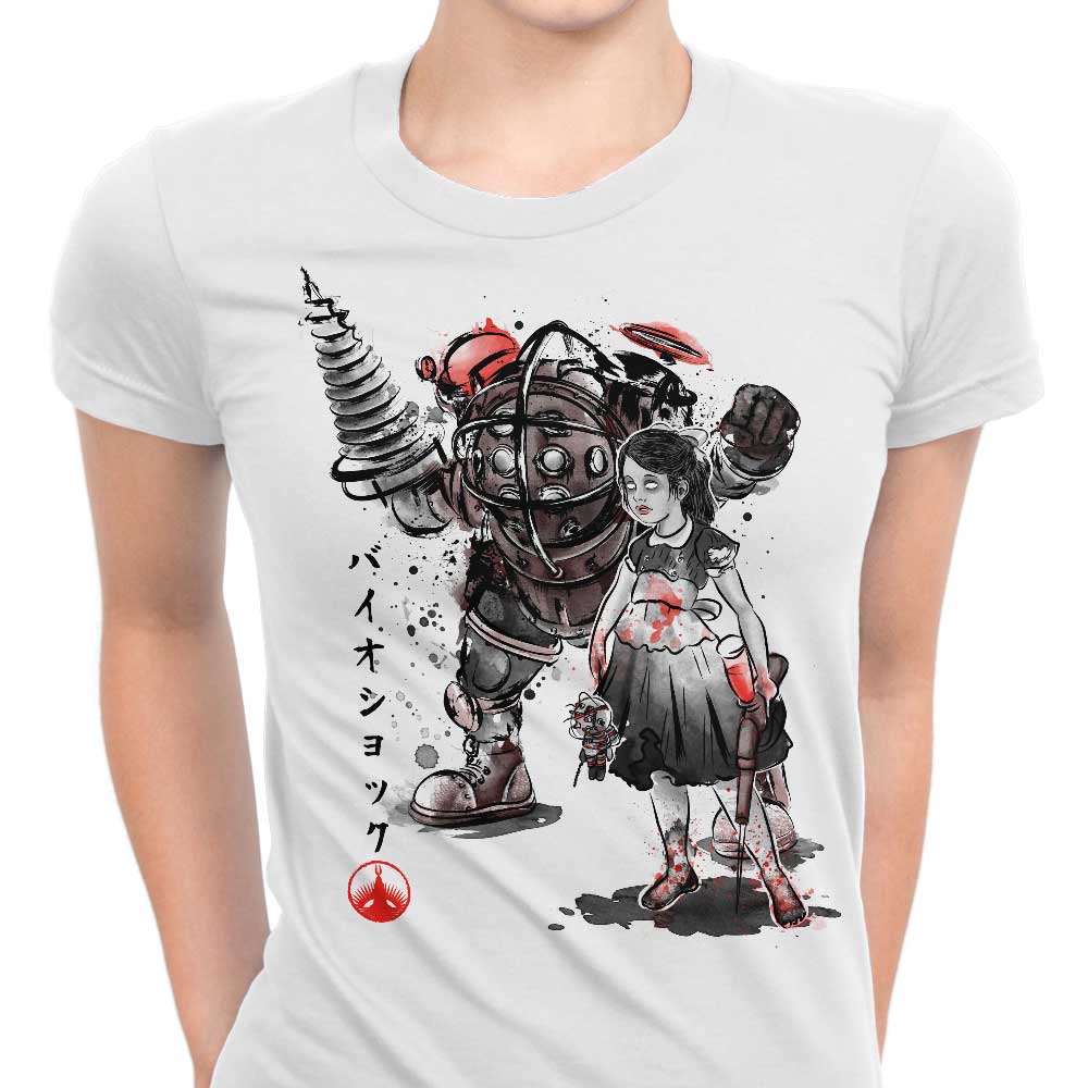 Rapture Sumi-e Women's Apparel - Adult & Kids T-Shirts, Sweatshirts & Hoodies apparel design preview 1