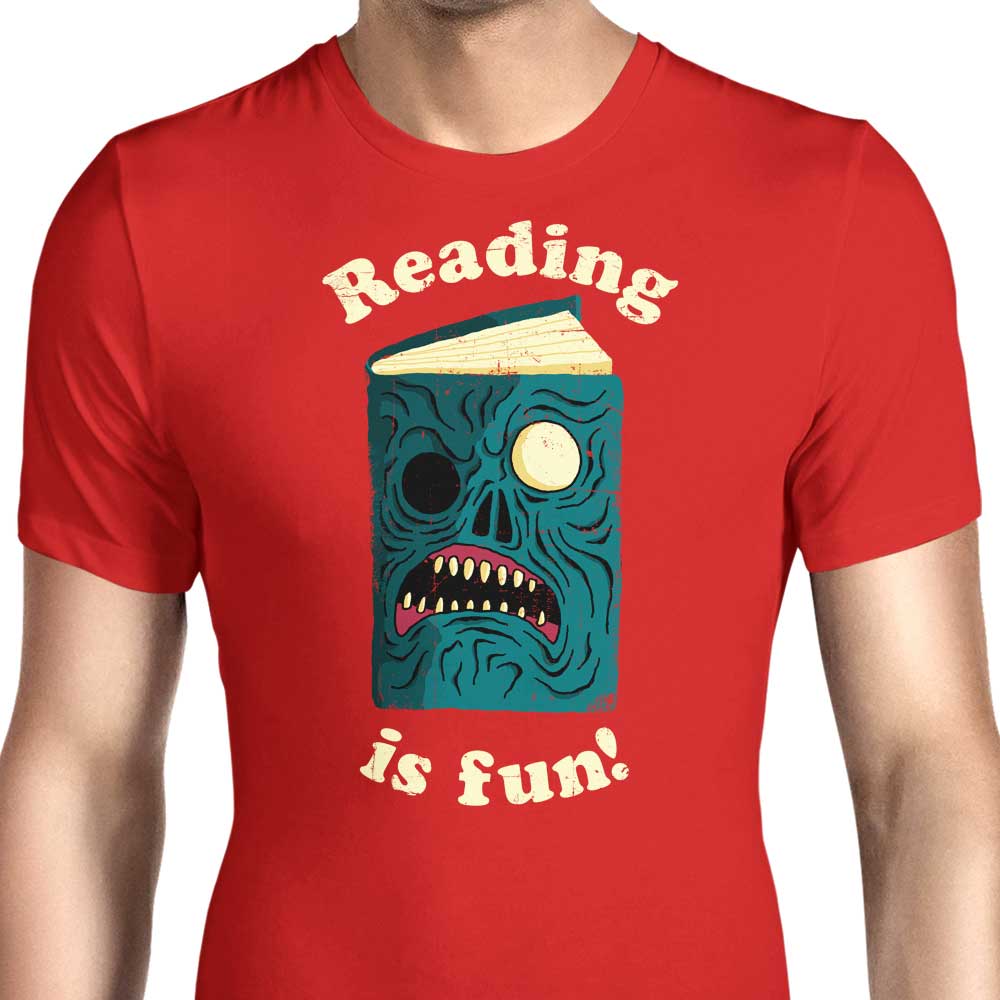 Reading is Fun Men's Apparel - Adult & Kids T-Shirts, Sweatshirts & Hoodies apparel design preview 1