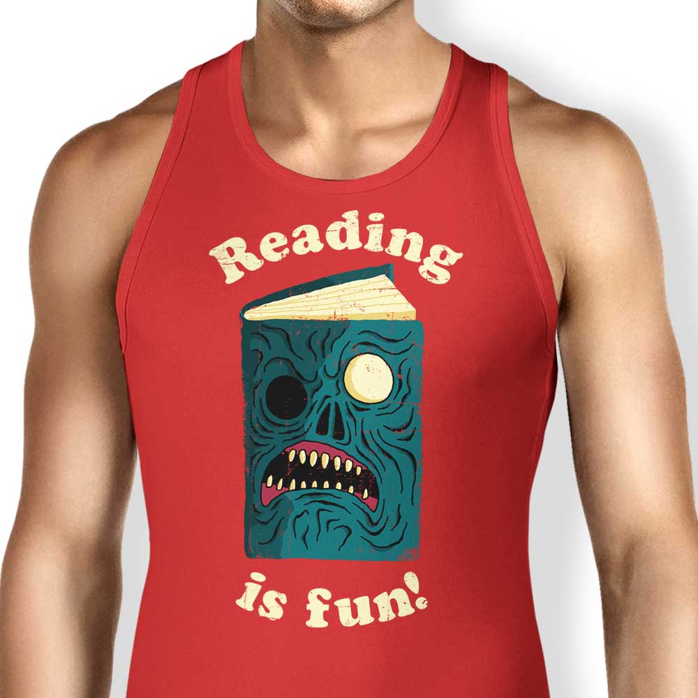 Reading is Fun Tank Top - Adult & Kids T-Shirts, Sweatshirts & Hoodies apparel design preview 1
