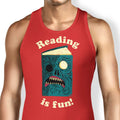 Reading is Fun Tank Top - Adult & Kids T-Shirts, Sweatshirts & Hoodies apparel design preview 1