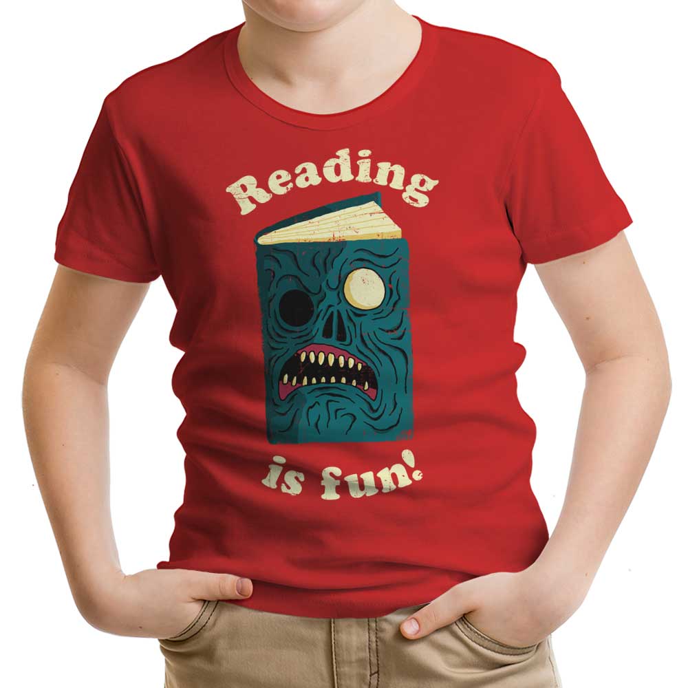 Reading is Fun Youth Apparel - Adult & Kids T-Shirts, Sweatshirts & Hoodies apparel design preview 1