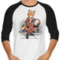 Rebel Fox 3/4 Sleeve Raglan - Adult & Kids T-Shirts, Sweatshirts & Hoodies apparel design preview 1