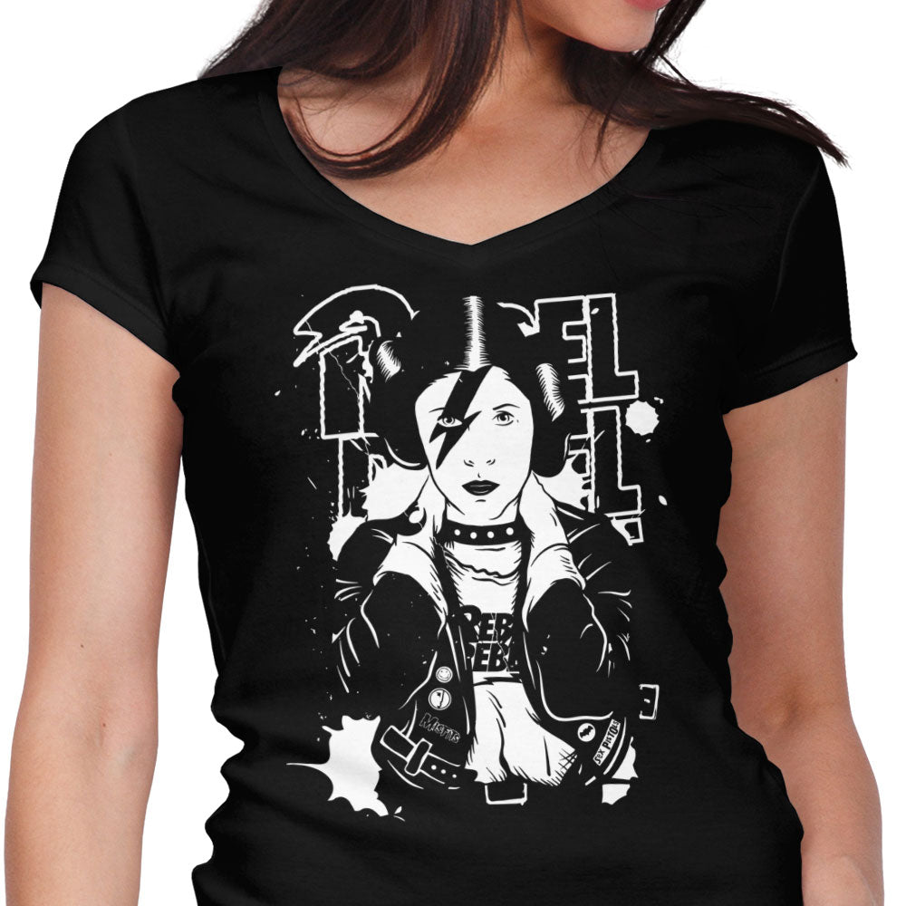 Rebel Women's V-Neck - Adult & Kids T-Shirts, Sweatshirts & Hoodies apparel design preview 1