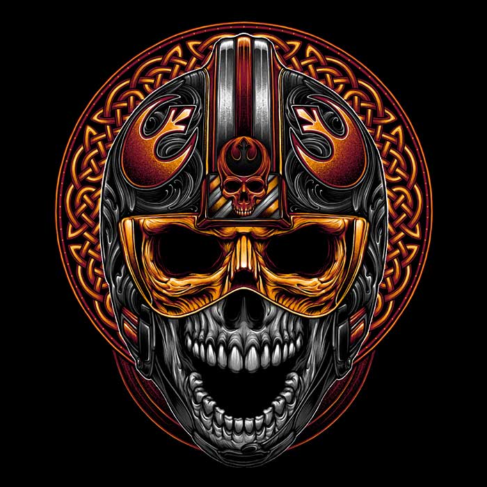 Rebel Skull Men's Apparel - Adult & Kids T-Shirts, Sweatshirts & Hoodies apparel design preview 2