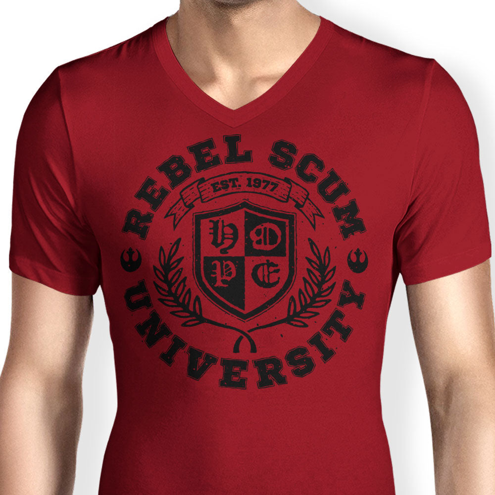 Rebel U Men's V-Neck - Adult & Kids T-Shirts, Sweatshirts & Hoodies apparel design preview 2