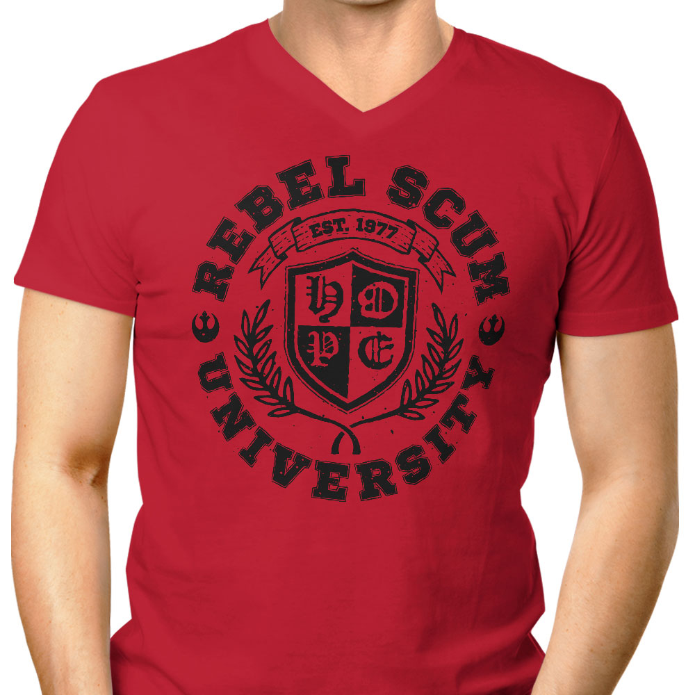 Rebel U Men's V-Neck - Adult & Kids T-Shirts, Sweatshirts & Hoodies apparel design preview 1