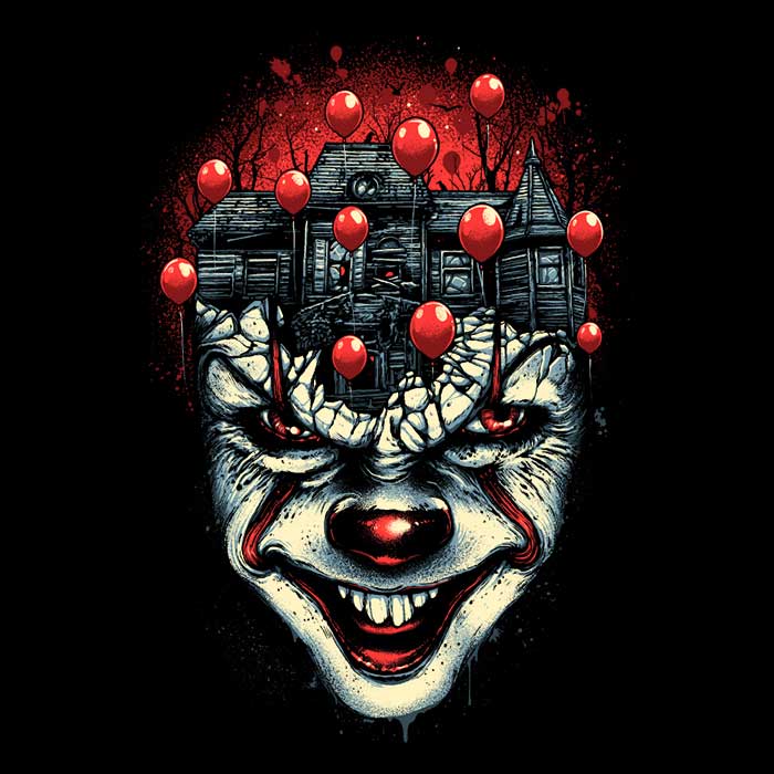 Red Balloons - Adult & Kids T-Shirts, Sweatshirts & Hoodies apparel design preview 2