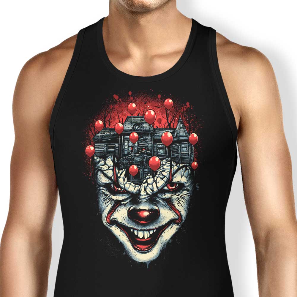 Red Balloons Tank Top - Adult & Kids T-Shirts, Sweatshirts & Hoodies apparel design preview 1