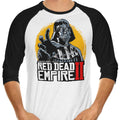Red Dead Empire II 3/4 Sleeve Raglan - Adult & Kids T-Shirts, Sweatshirts & Hoodies apparel design preview 1
