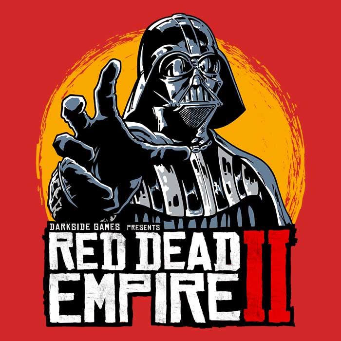 Red Dead Empire II - Adult & Kids T-Shirts, Sweatshirts & Hoodies apparel design preview 2