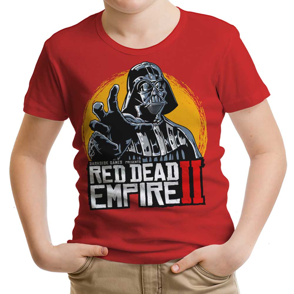 Red Dead Empire II Youth Apparel - Adult & Kids T-Shirts, Sweatshirts & Hoodies apparel design preview 1
