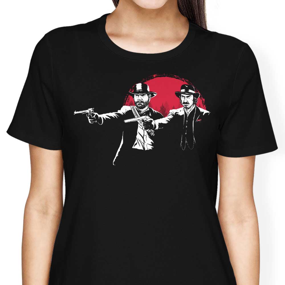 Red Dead Fiction Women's Apparel - Adult & Kids T-Shirts, Sweatshirts & Hoodies apparel design preview 2