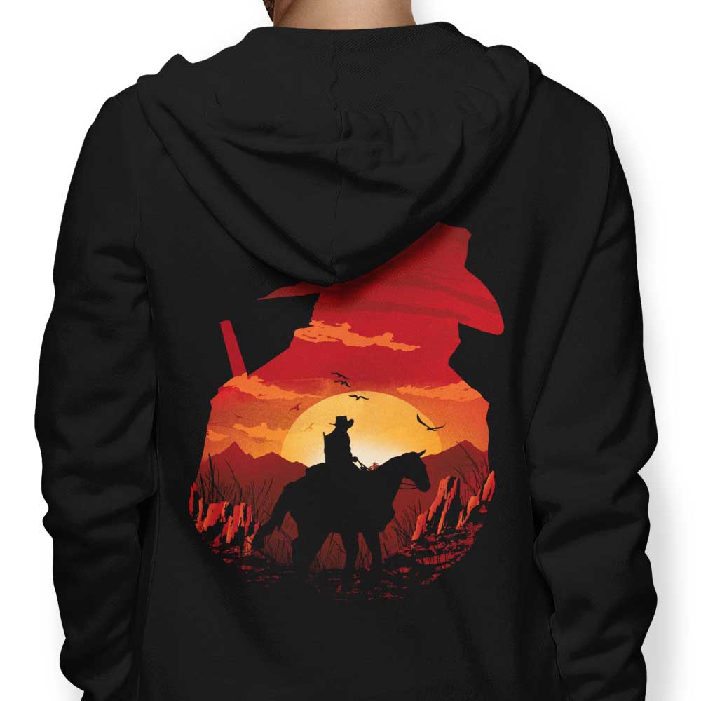 Red Dead Sunset - Adult & Kids T-Shirts, Sweatshirts & Hoodies apparel design preview 1