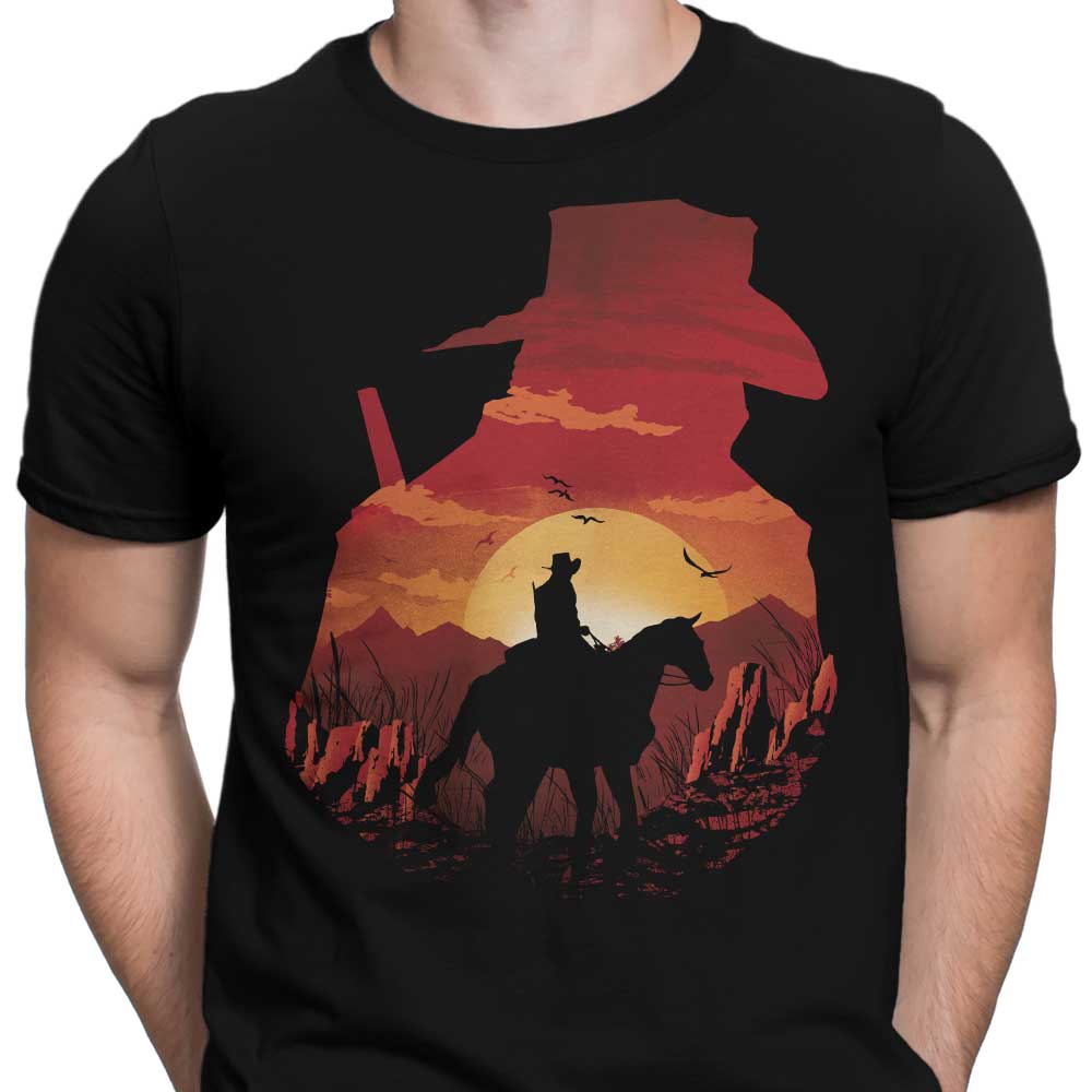 Red Dead Sunset Men's Apparel - Adult & Kids T-Shirts, Sweatshirts & Hoodies apparel design preview 2