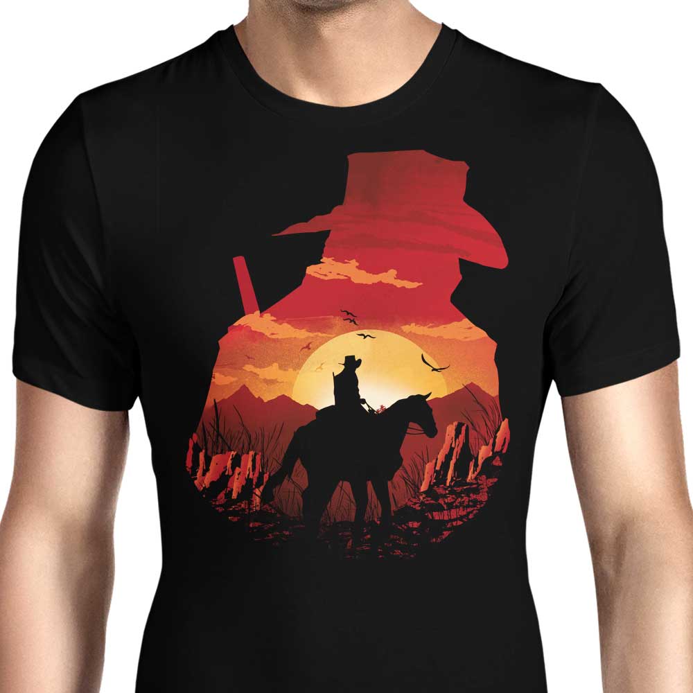 Red Dead Sunset Men's Apparel - Adult & Kids T-Shirts, Sweatshirts & Hoodies apparel design preview 1