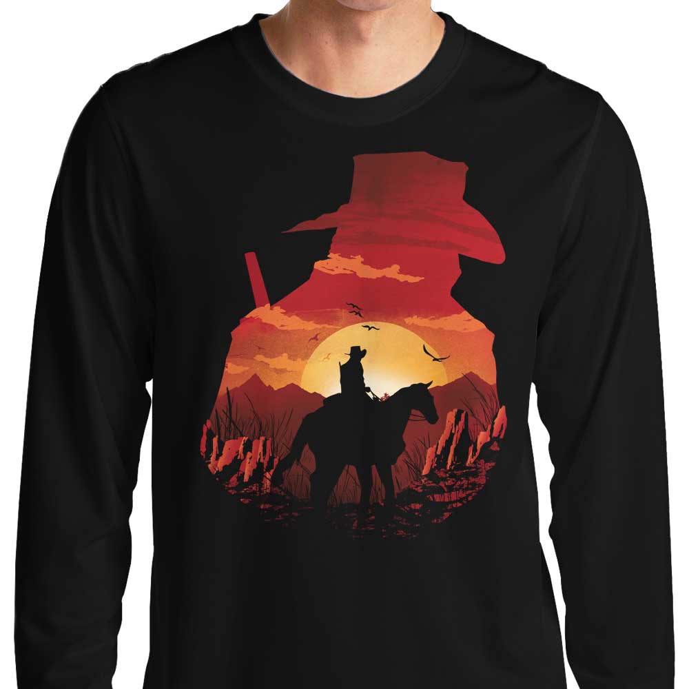 Red Dead Sunset - Adult & Kids T-Shirts, Sweatshirts & Hoodies apparel design preview 1