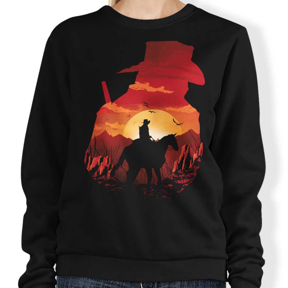 Red Dead Sunset - Adult & Kids T-Shirts, Sweatshirts & Hoodies apparel design preview 1