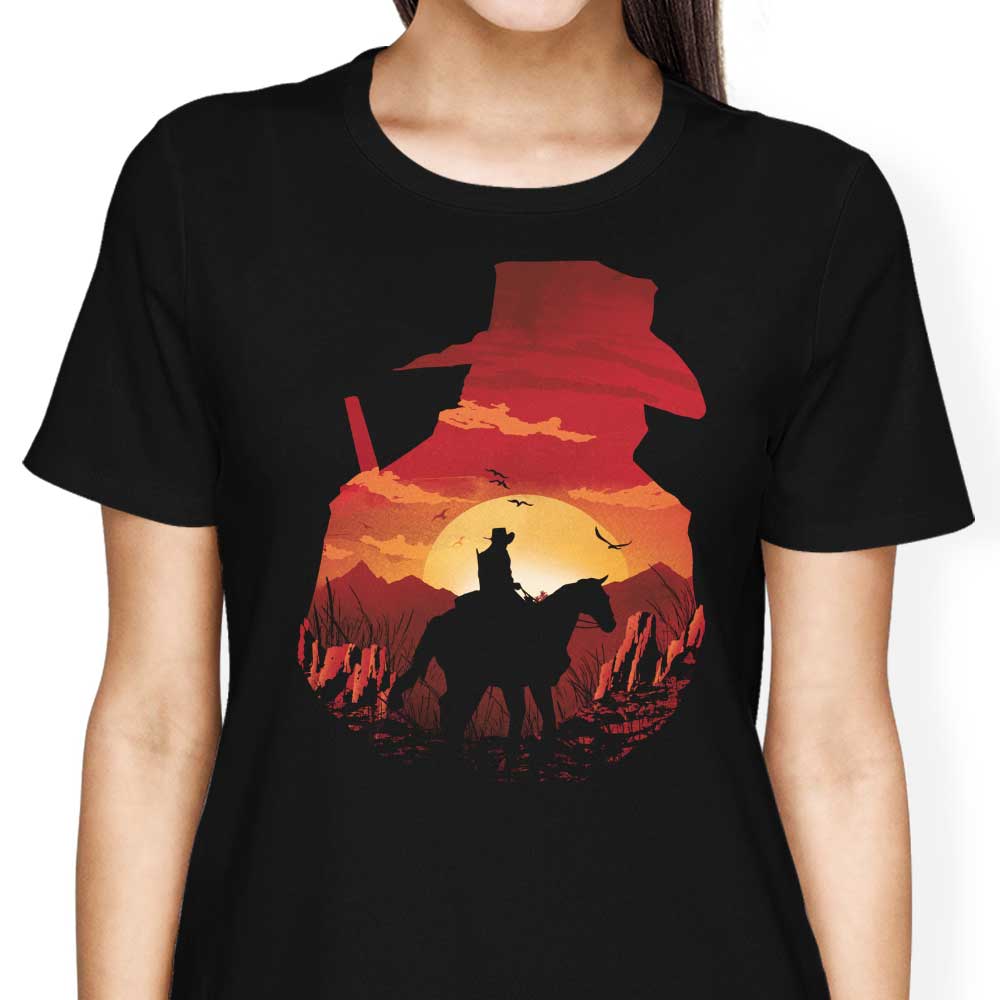 Red Dead Sunset Women's Apparel - Adult & Kids T-Shirts, Sweatshirts & Hoodies apparel design preview 2