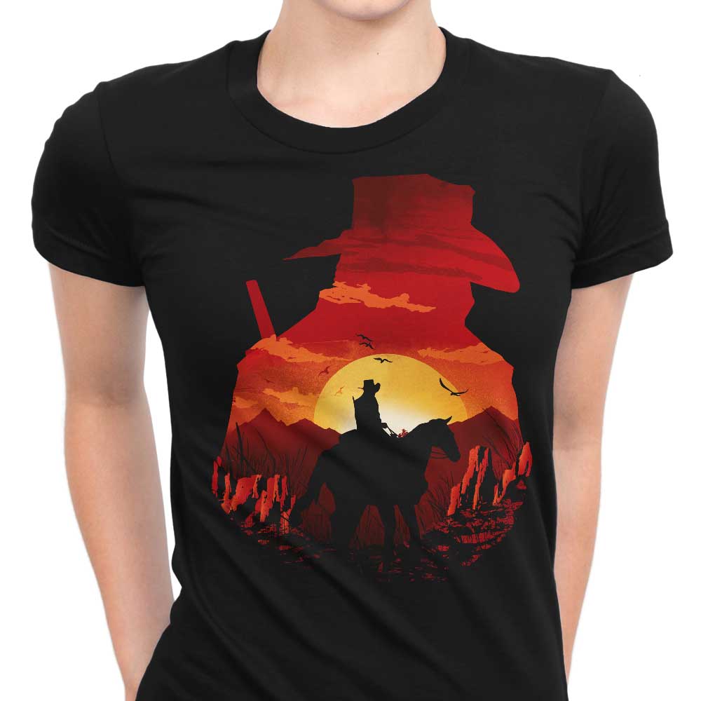 Red Dead Sunset Women's Apparel - Adult & Kids T-Shirts, Sweatshirts & Hoodies apparel design preview 1