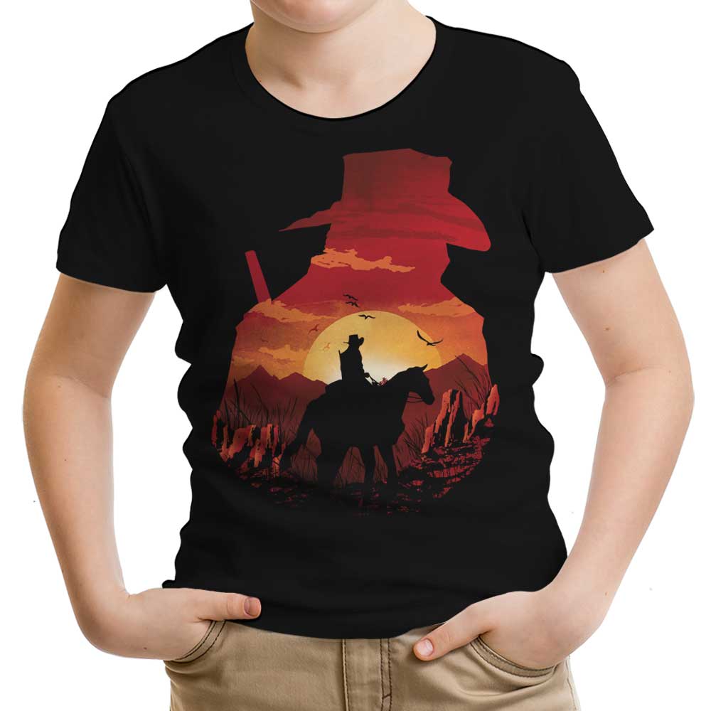 Red Dead Sunset Youth Apparel - Adult & Kids T-Shirts, Sweatshirts & Hoodies apparel design preview 1