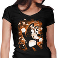 Red Dog Mom Women's V-Neck - Adult & Kids T-Shirts, Sweatshirts & Hoodies apparel design preview 1
