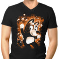 Red Dog Mom Men's V-Neck - Adult & Kids T-Shirts, Sweatshirts & Hoodies apparel design preview 1