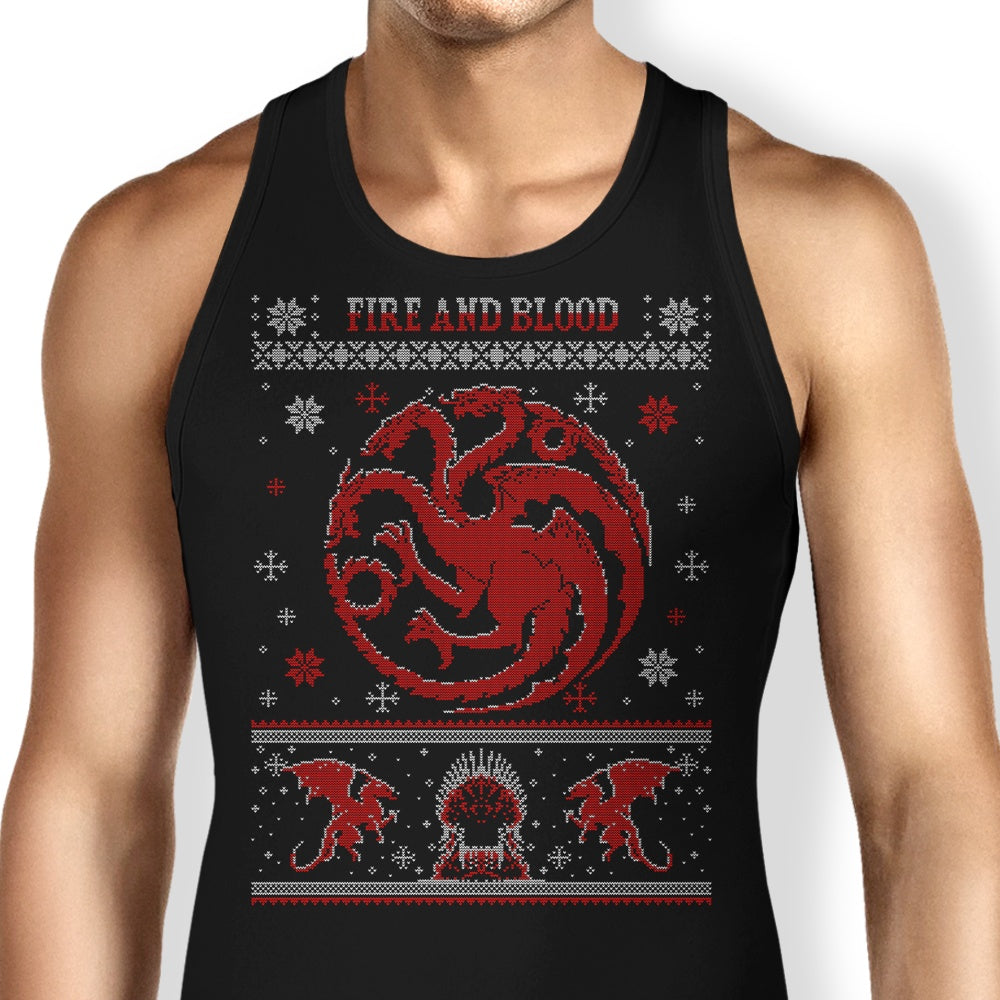Red Dragon Sweater Tank Top - Adult & Kids T-Shirts, Sweatshirts & Hoodies apparel design preview 1