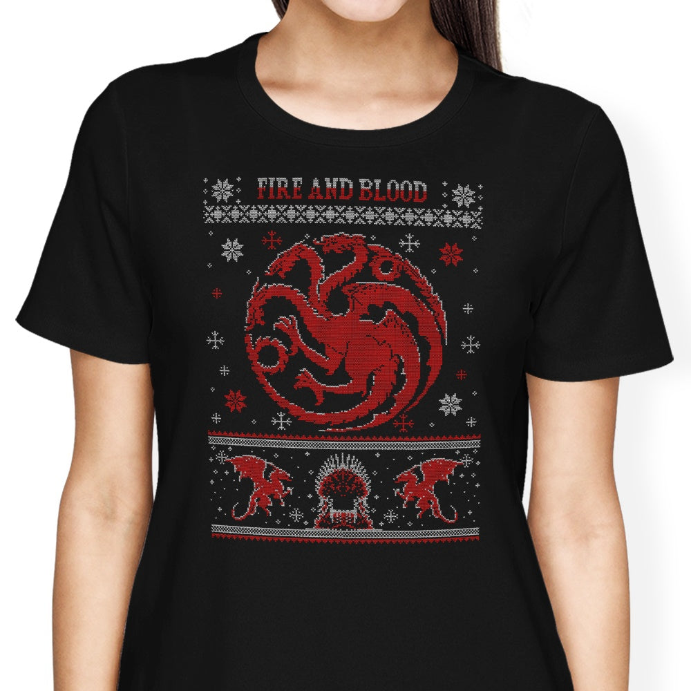 Red Dragon Sweater Women's Apparel - Adult & Kids T-Shirts, Sweatshirts & Hoodies apparel design preview 2