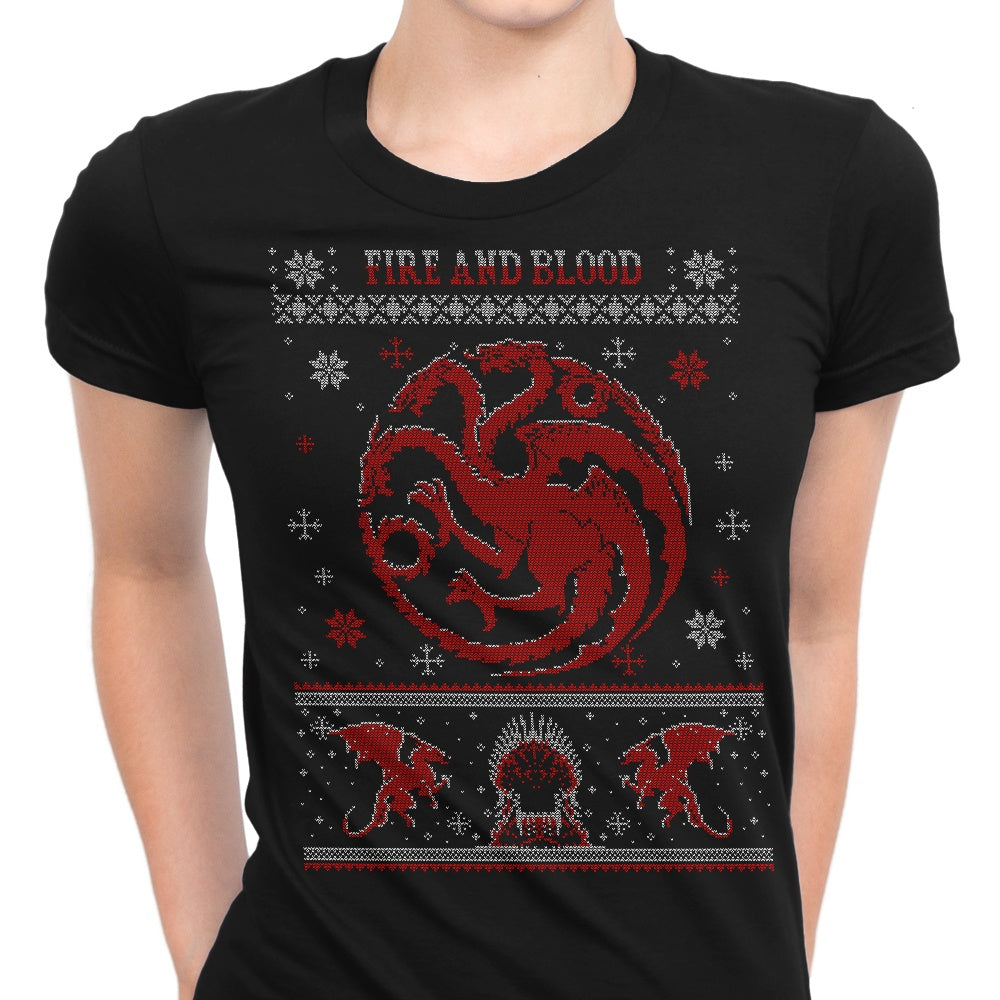 Red Dragon Sweater Women's Apparel - Adult & Kids T-Shirts, Sweatshirts & Hoodies apparel design preview 1